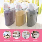 Кухонное герметичное влагостойкое ведро для риса, бытовой контейнер для хранения муки и зерна, стойкое к насекомым прочное ведро для риса, кухонные аксессуары