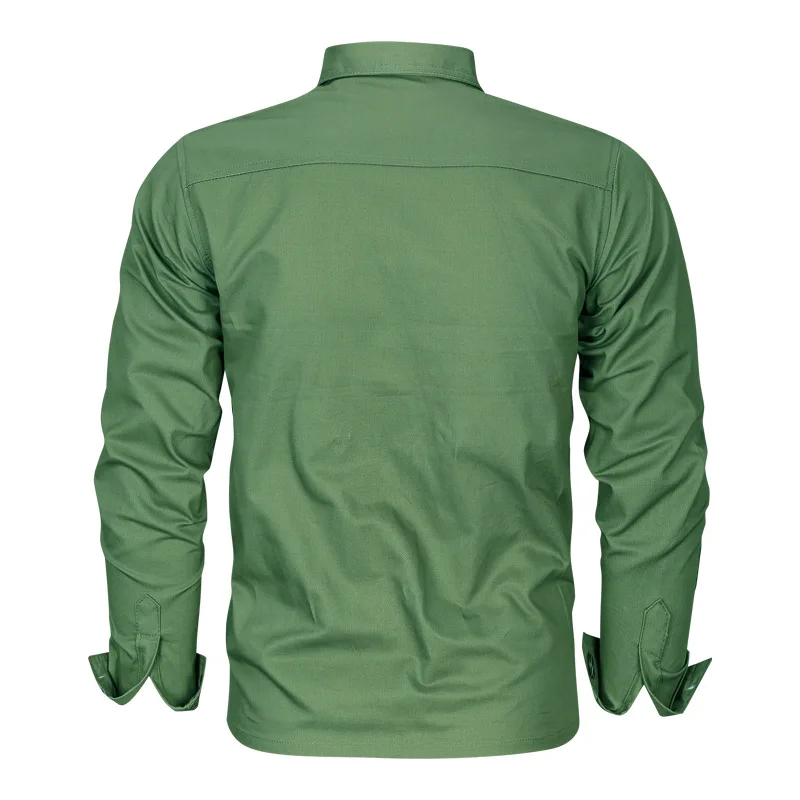 

2019 new long sleeve shirt men's work shirt cotton casual shirt men's fashion