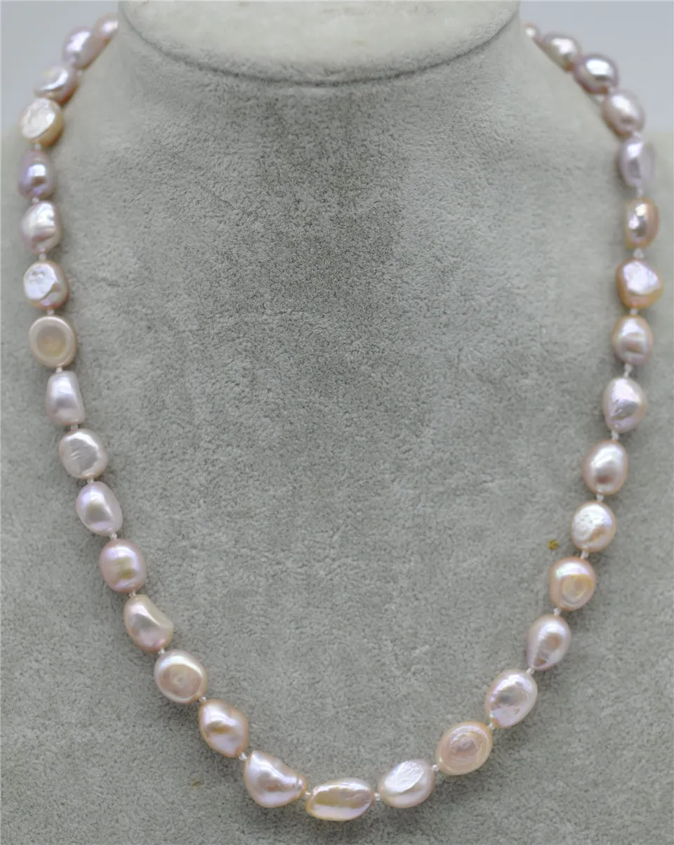 

Ожерелье женское пресноводное жемчужное, 17 дюймов, 10-11 мм