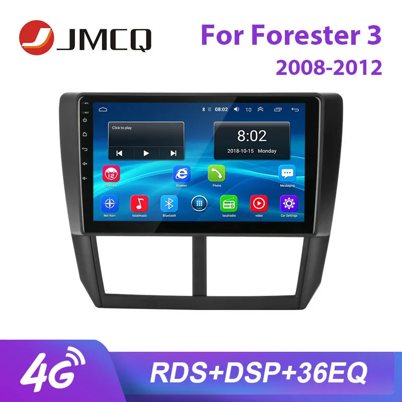 JMCQ 9 &quot4G для Subaru Forester 3 2008 2012 автомобильное радио DSP Android плеер GPS навигация