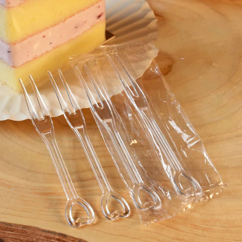 Вилка одноразовая черная пластиковая индивидуально завернутая 500 шт. | Дом и сад