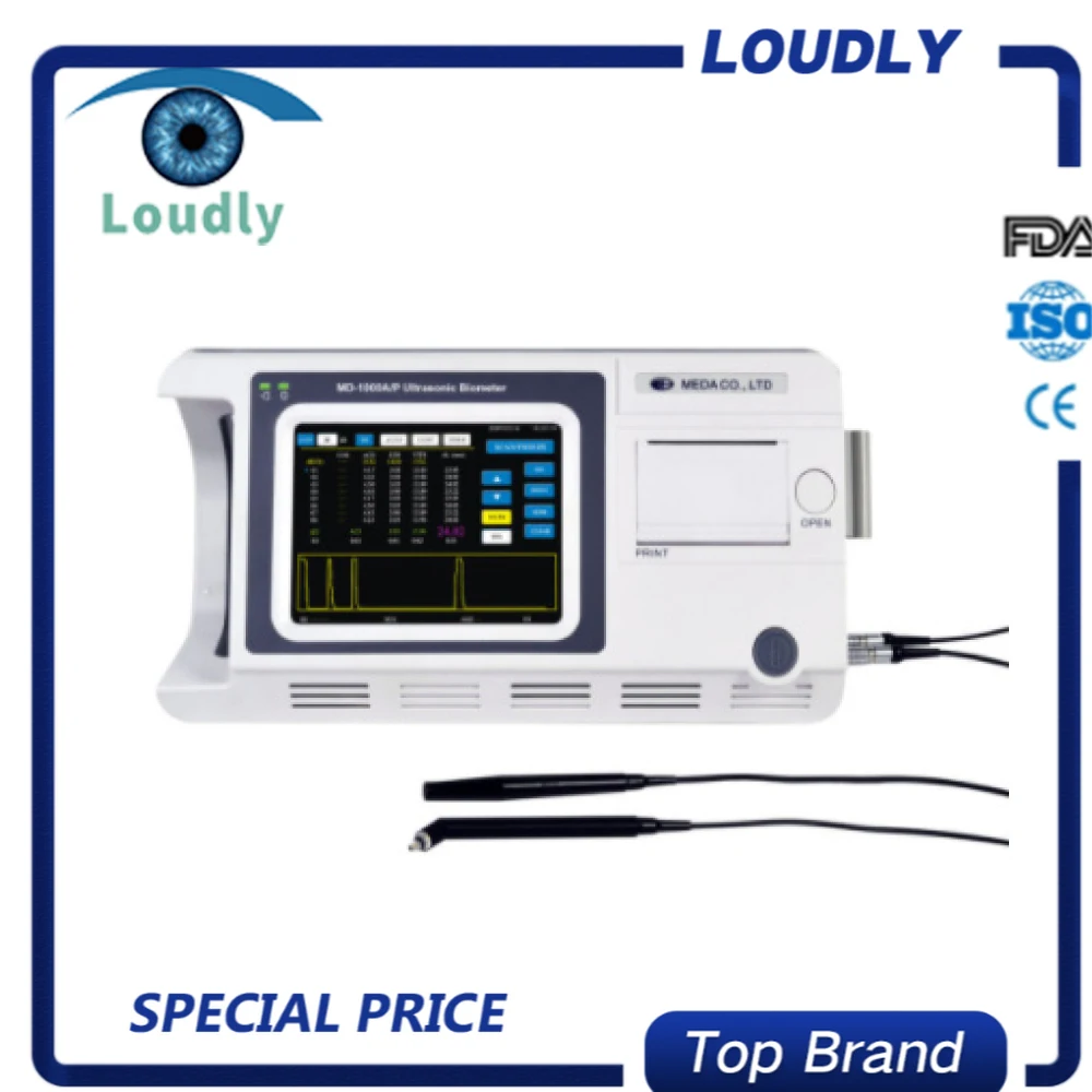 Loudly бренд офтальмологическое оборудование ультразвуковой A биометр и Pachymeter UP