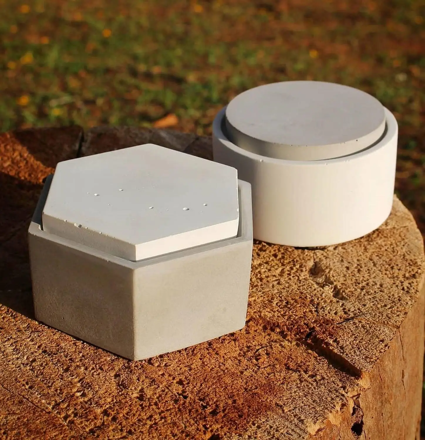 Круглые формы для коробок шестиугольный контейнер ювелирных изделий держатель