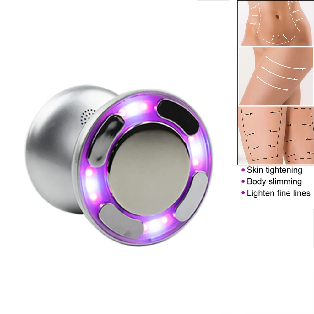 Goedkoop Led Ultrasone Cavitatie Rf Lichaam Vermagering Machine Vet Brander Radio Frequentie Anti Cellulite Ultrasound Gezicht Draai Massager