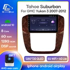 Автомагнитола Prelingcar для GMC SIERRA tahoe yukon 3, мультимедийный видеоплеер на Android 10, без DVD, с GPS, восьмиядерным процессором, типоразмер 2 din