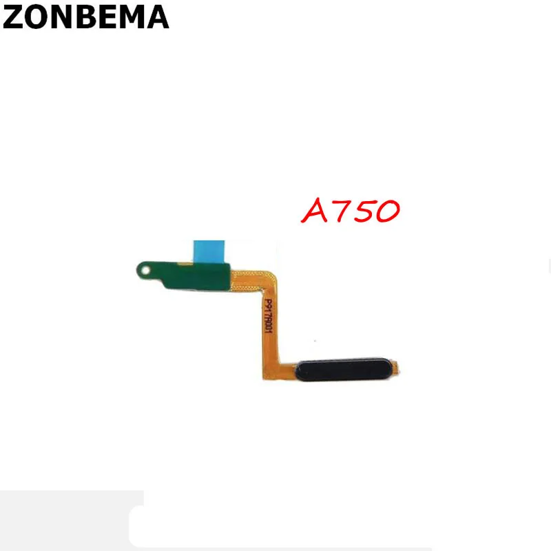 Сканер отпечатков пальцев для Samsung Galaxy A7 2018 A750 сенсорная кнопка Home включения