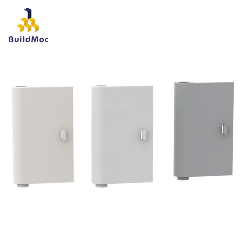 BuildMOC 58380, правая дверь 1X3X4 IDD 3192 58380 для строительных блоков, детали «сделай сам», строительство, классический бренд, подарки, игрушки