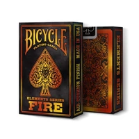 1 deck bicycle cards fire playing cards regular bicycle deck rider back card magic trick for professional magician