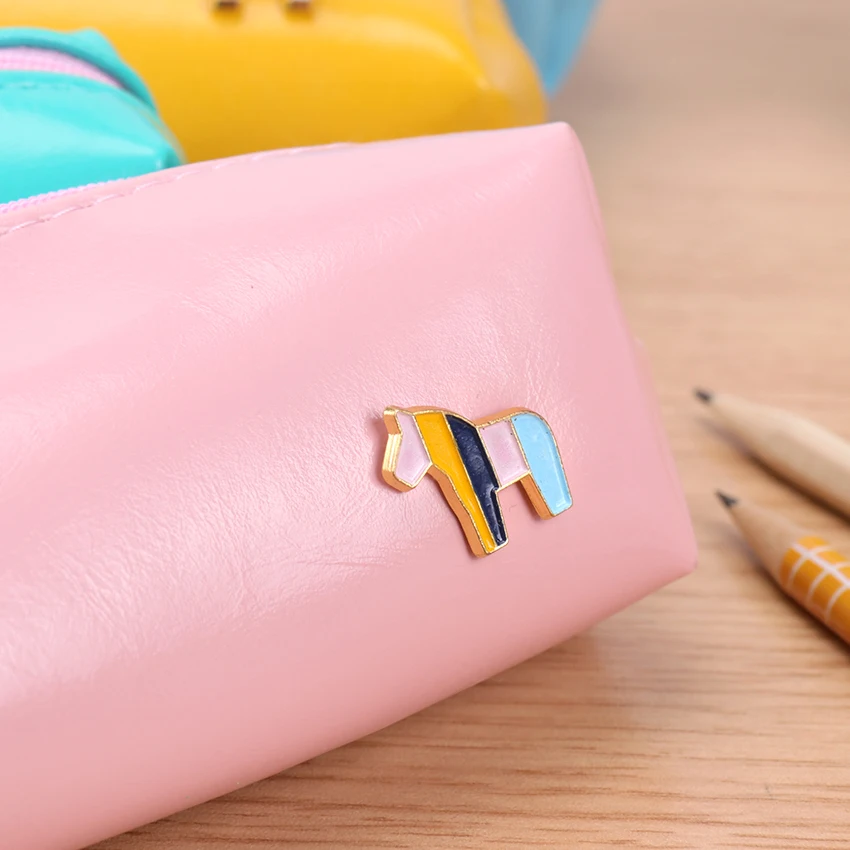 1 шт. офисные канцелярские принадлежности сумка для карандашей из ПУ кожи|Пеналы|