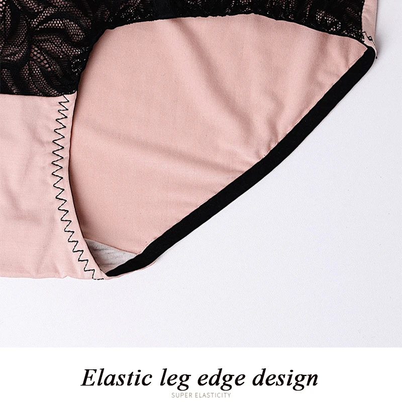Женское нижнее белье сексуальные кружевные трусы бесшовные шелковистые дышащие