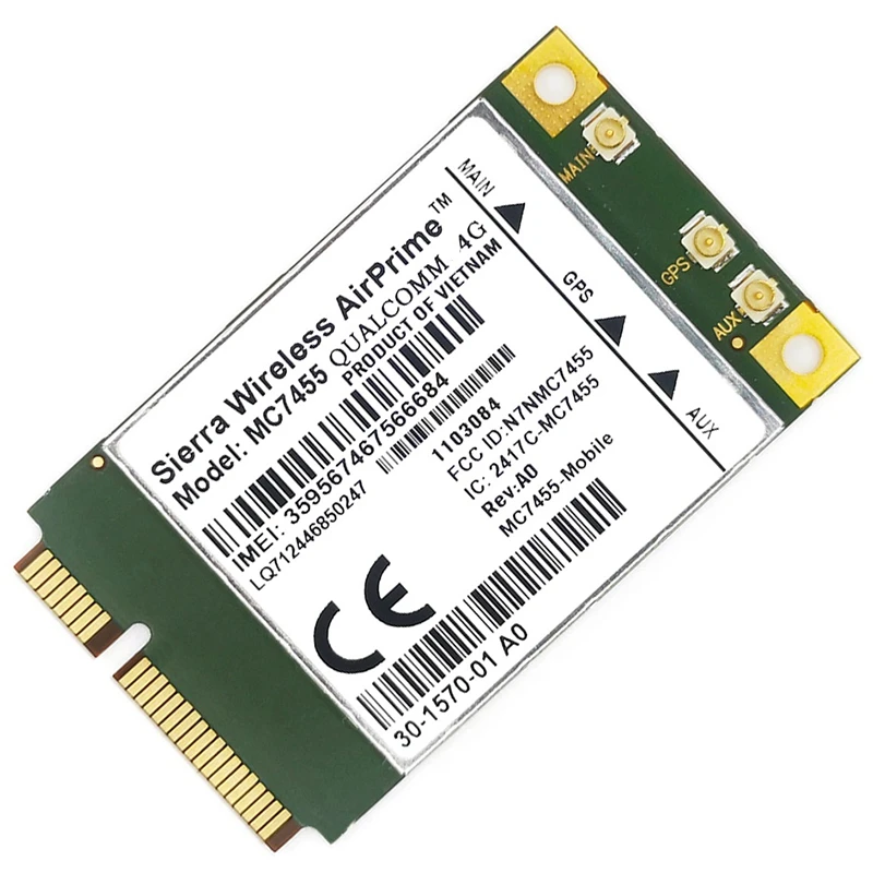 Фото MC7455 LTE 4G Card Mini PCI-E FDD-LTE TDD-LTE Модуль 4G Cat6 Сетевая карта для ноутбука №5