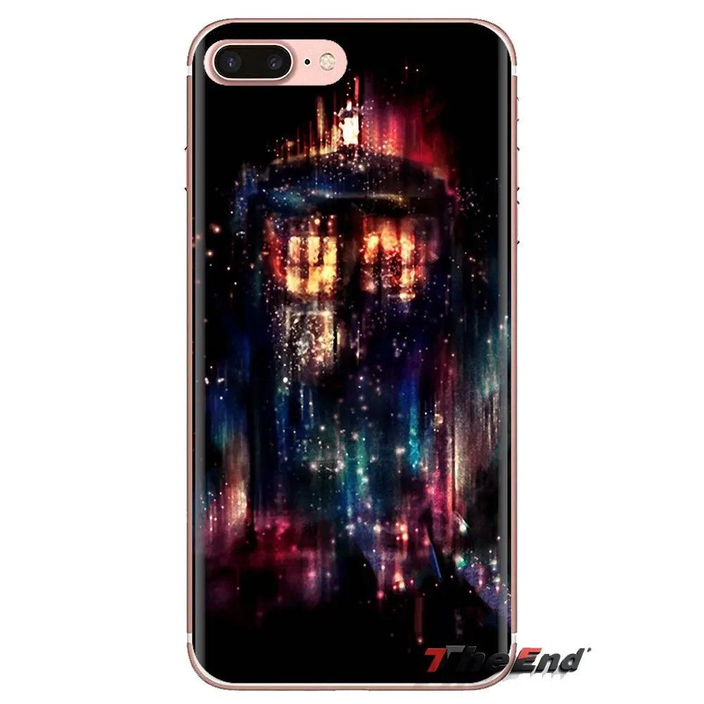 ТАРДИС из сериала Доктор Кто и рисунком полицейской будки для huawei P Smart Y6 P8 P9 P10 рlus