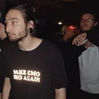 Футболка унисекс из черного хлопка с отражающим эффектом