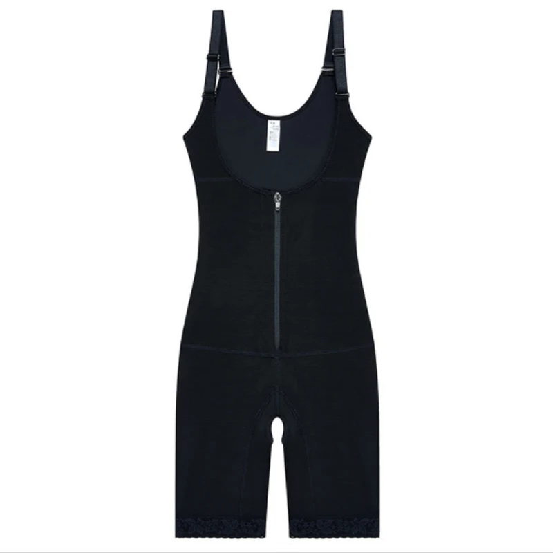 Shapewear Mid-Thigh Bodysuit Shaper with Skims Butt Lifter Powernet colombian hourglass girdle bbl post op surgery supplies