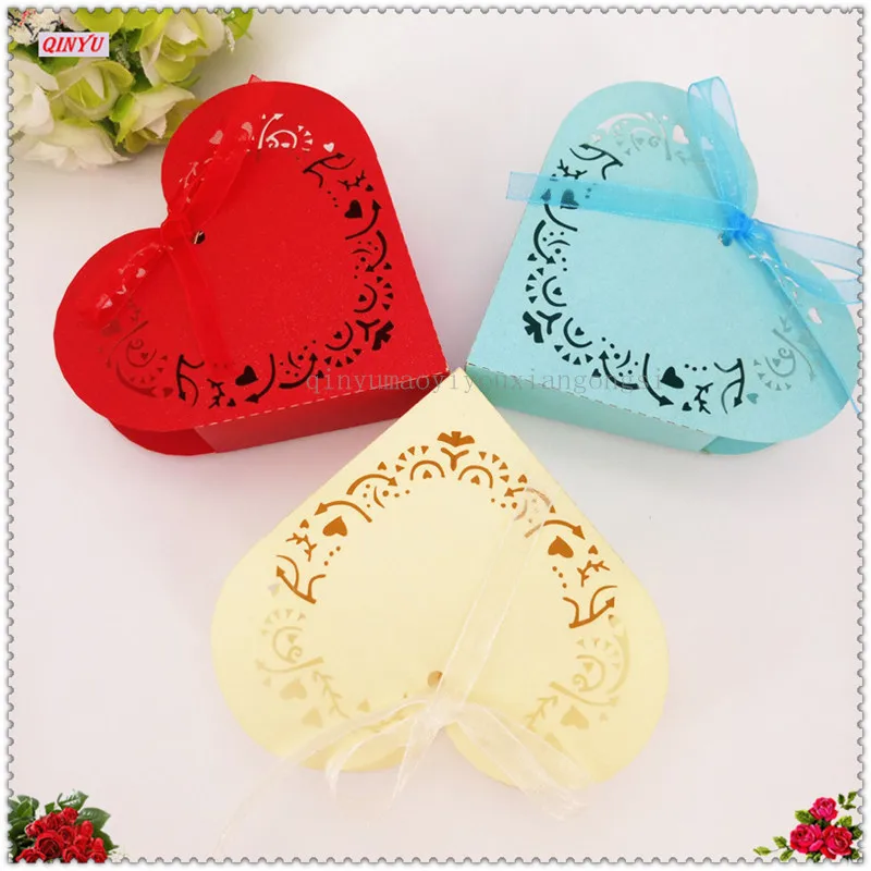 10/50pcs Love Heart Laser Cut Hollow Candy Gifts Boxes For Decoration Baby Shower Wedding Party Favor 7zSH152 |