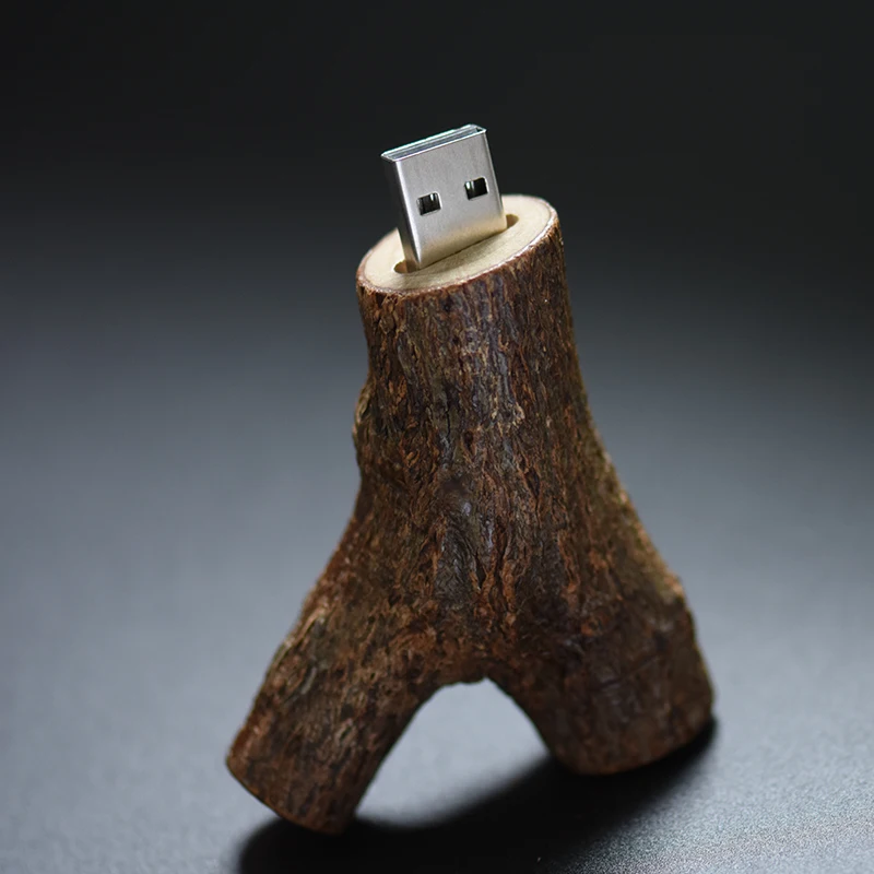 JASTER usb 3 0 деревянный филиал стиль флэш накопитель 4 ГБ 8 16 32 Деревянный флешка|USB
