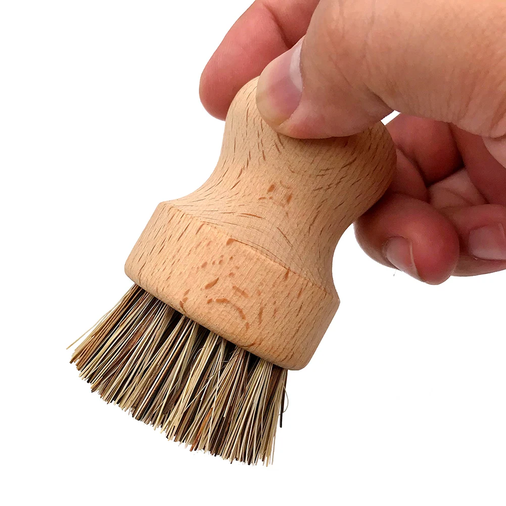 1 шт. грязи высушивания чайных скраб с деревянной ручкой многофункциональный