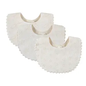 Нагрудники для маленьких девочек; Нагрудник для новорожденных с цветочной вышивкой; Хлопковая бандана принцессы; Нагрудник для кормления; Слюнявчик