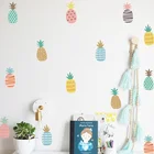 Цветной ананас DIY стикер стены для детской комнаты детская комната декоративная стена виниловые Съемные водостойкие Современное украшение дома