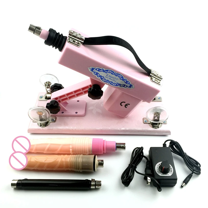 ENHOT секс-машина с бесплатным вибрирующим фаллоимитатором без батареек AU EU USA UK plug