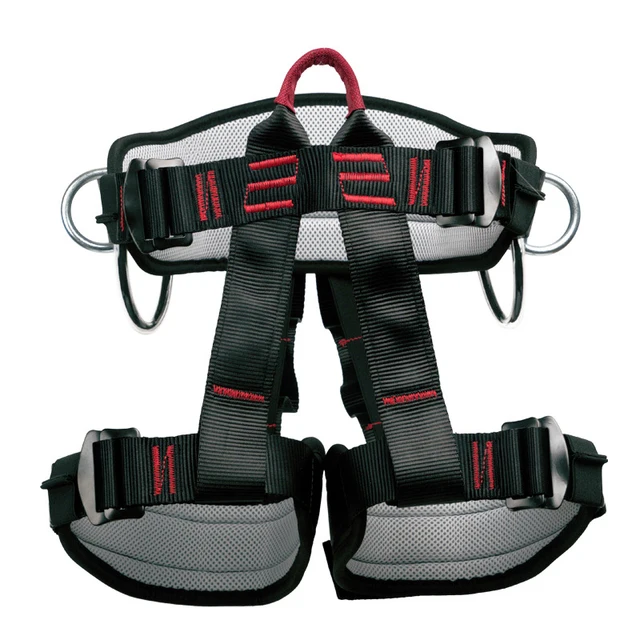 Camping Safety Belt 25KN Outdoor Rock Climbing Outdoor Expand Training Half Body Harness Protective Supplies Survival Equipment 3