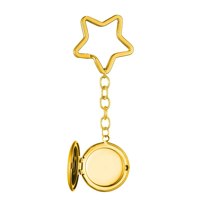 

Custom Photo Keychain Personalized Stainless Steel Photo Box Printed Text Ring Key Chain Stars Key Ring For Men Women Jewelry