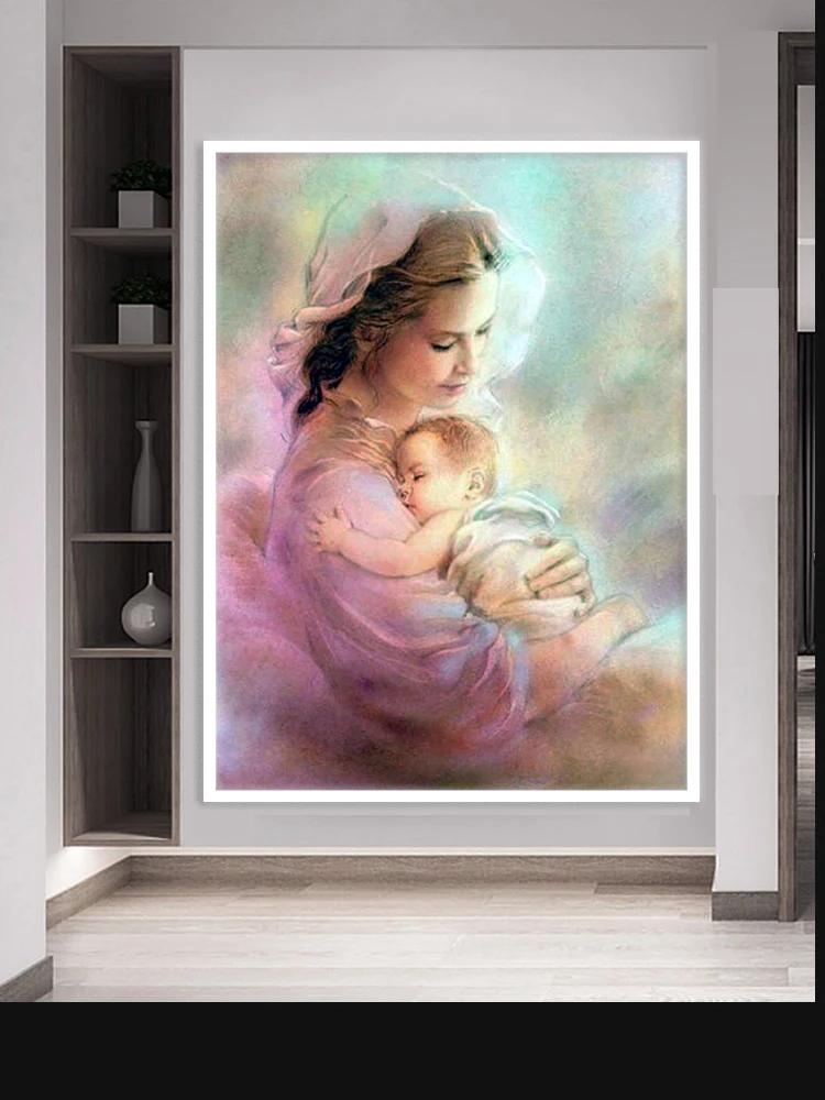 5D алмазная живопись сделай сам Женская Алмазная вышивка полная выкладка стразы