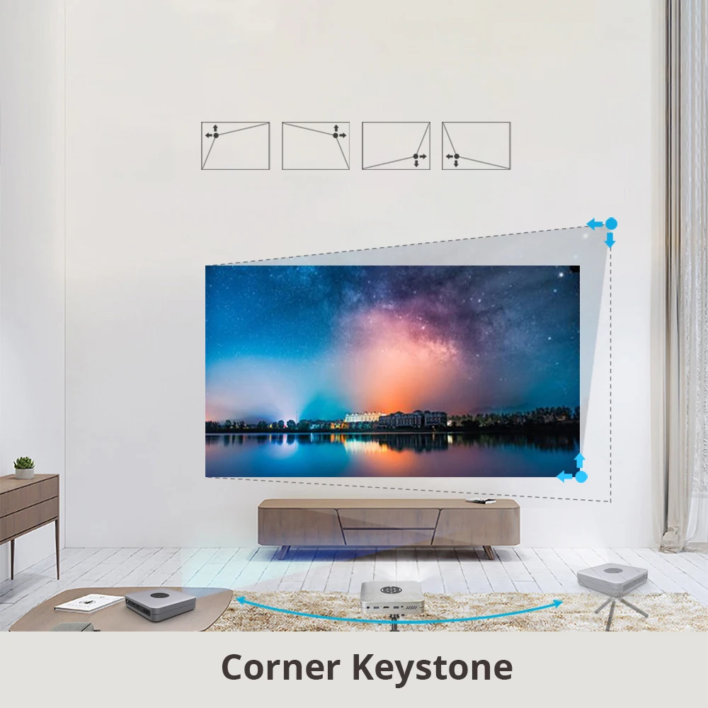 BYINTEK UFO U20 Full HD 1080P портативный Android смарт беспроводной игровой Wifi 3D Мини