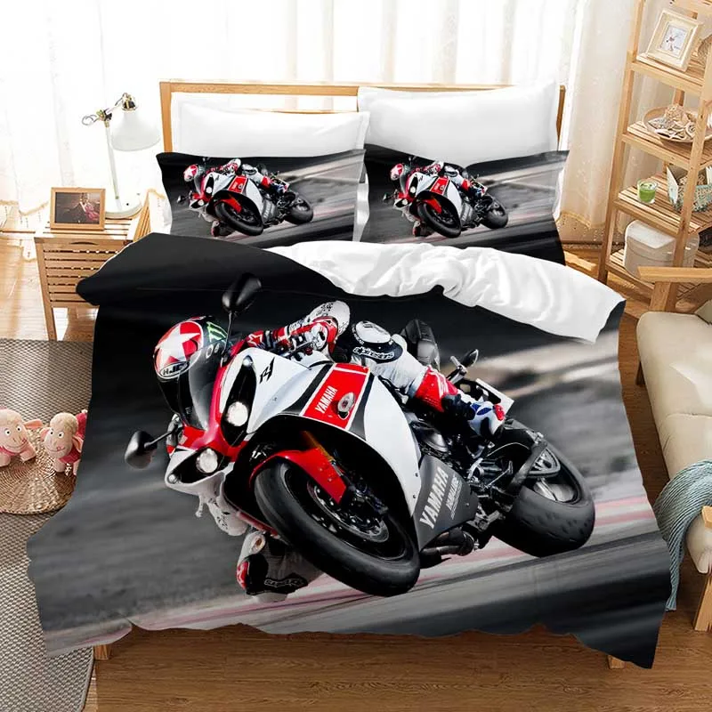 5 Мотоцикл 3d постельное белье набор пододеяльников Ducati Isle of Man TT гонки на мотоциклах одеяло постельное белье s постельное белье - Цвет: 5