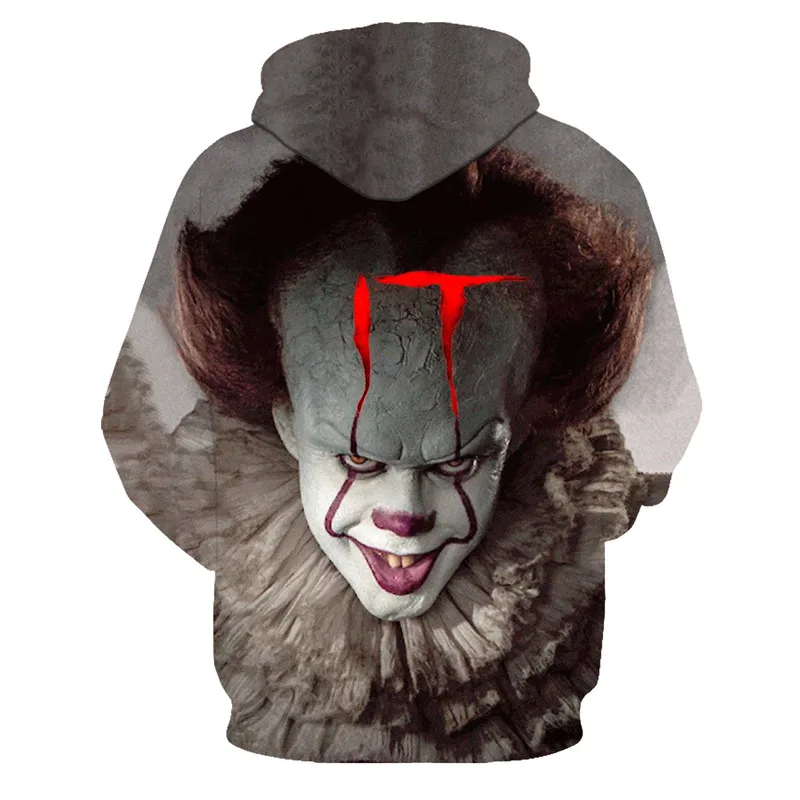 Толстовка с 3D принтом из фильма ужасы свитшот для мужчин и женщин пуловер Фредди