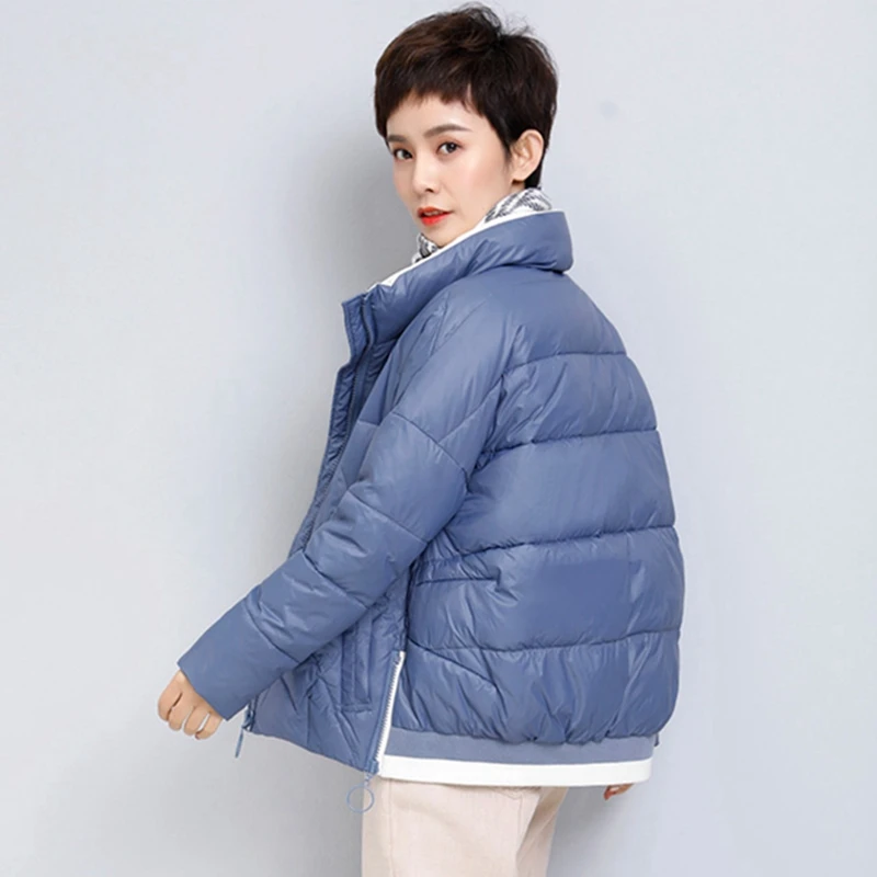 Женский пуховик со стоячим воротником новинка 2019 Модный повседневный | Женская