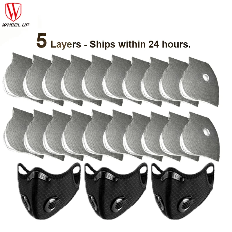 Велосипедная маска для лица с фильтром рот шапки Моющиеся Многоразовые