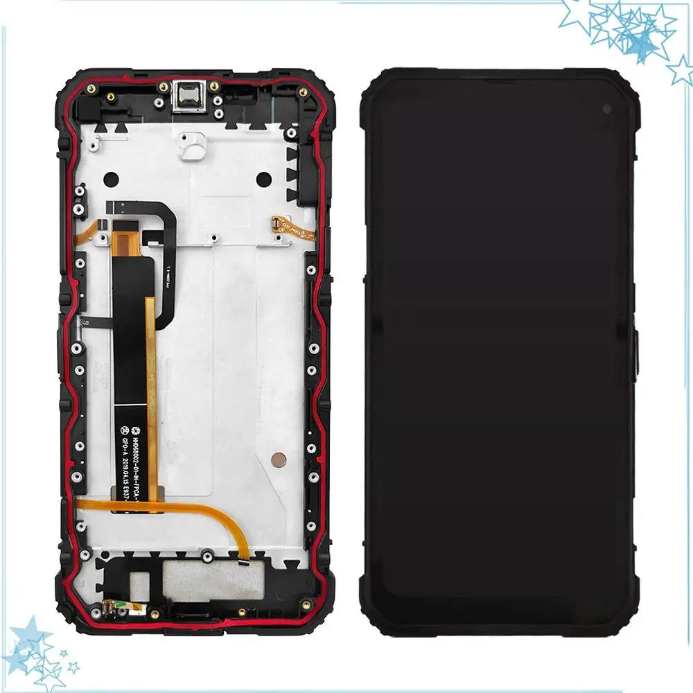 

6.88''Black Tested Well For Blackview BV6100 Lcd Display with Touch Screen Digitizer Assembly with Frame Spare Parts