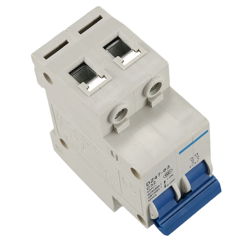 DZ47-63 C32 AC 400V 32A 6000A 2 полюса din-рейку миниатюрный выключатель | Обустройство дома