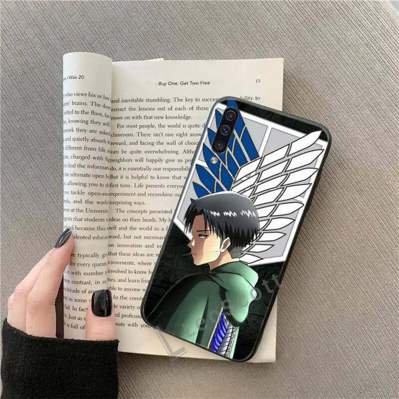 

Anime Japanese attack on Titan Phone Case For Samsung A40 A50 A51 A71 A20E A20S S8 S9 S10 S20 Plus note 20 ultra 4G 5G
