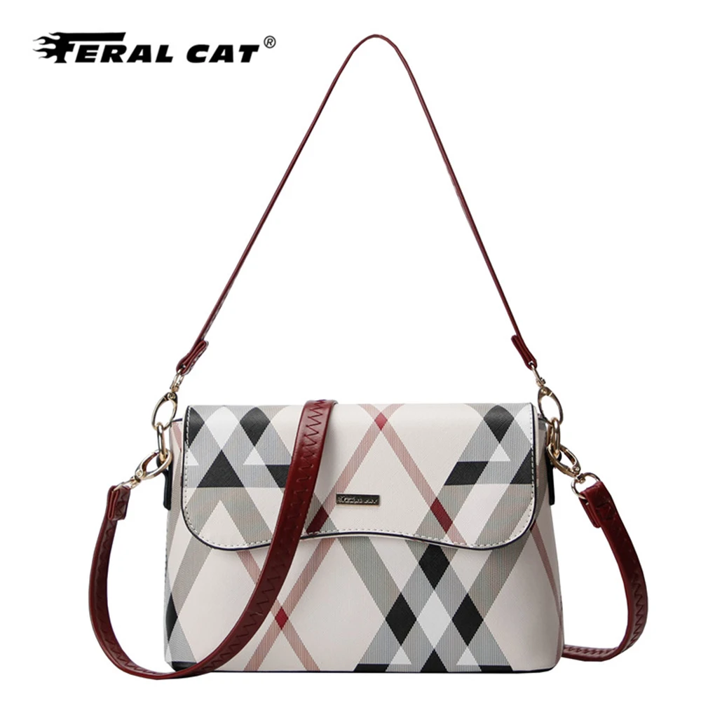 Роскошные сумки Feral Cat женские дизайнерские с клапаном на плечо мессенджеры через