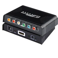 hdmi to component video scaler converter with audio hdmi in to ypbpr 5rca component outdigital audio