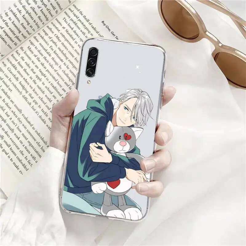 

Anime Yuri on Ice Phone Cases Transparent for Samsung s9 s10 s20 Huawei honor P20 P30 P40 xiaomi note mi 8 9 pro lite plus