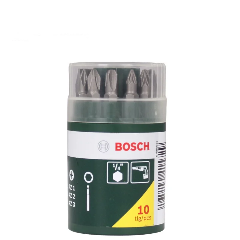 Продукт Bosch отвертка бит 10 Набор 25 мм бит и удлинитель бытовая электрическая отвертка бит