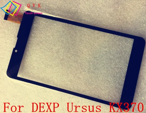 

10 шт. черный 7 дюймов для Dexp ursus KX370 планшетный ПК емкостный сенсорный экран стекло дигитайзер панель Бесплатная доставка