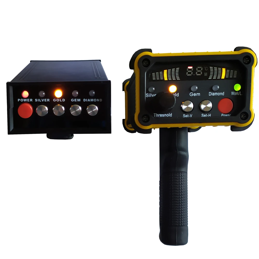 

Updated newest version GR-200 Radar scanning laster positioning sound alarm long range gold silver gemstone diamond detector