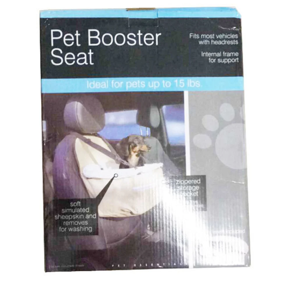 

Pet Car Booster Seat Carrier Foldable Pet Car Seat Cover for Dog and Cat