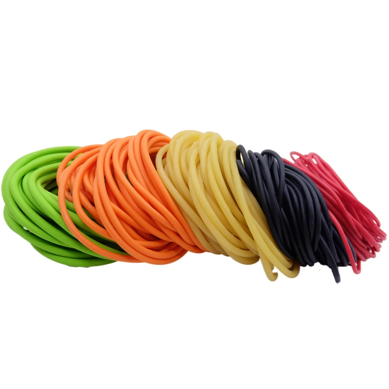 Nature Latex Rubber Hoses Antifreeze Tension Rope Pipe High Resilient Elastic Tube Slingshot for Hunting Catapult Bow |