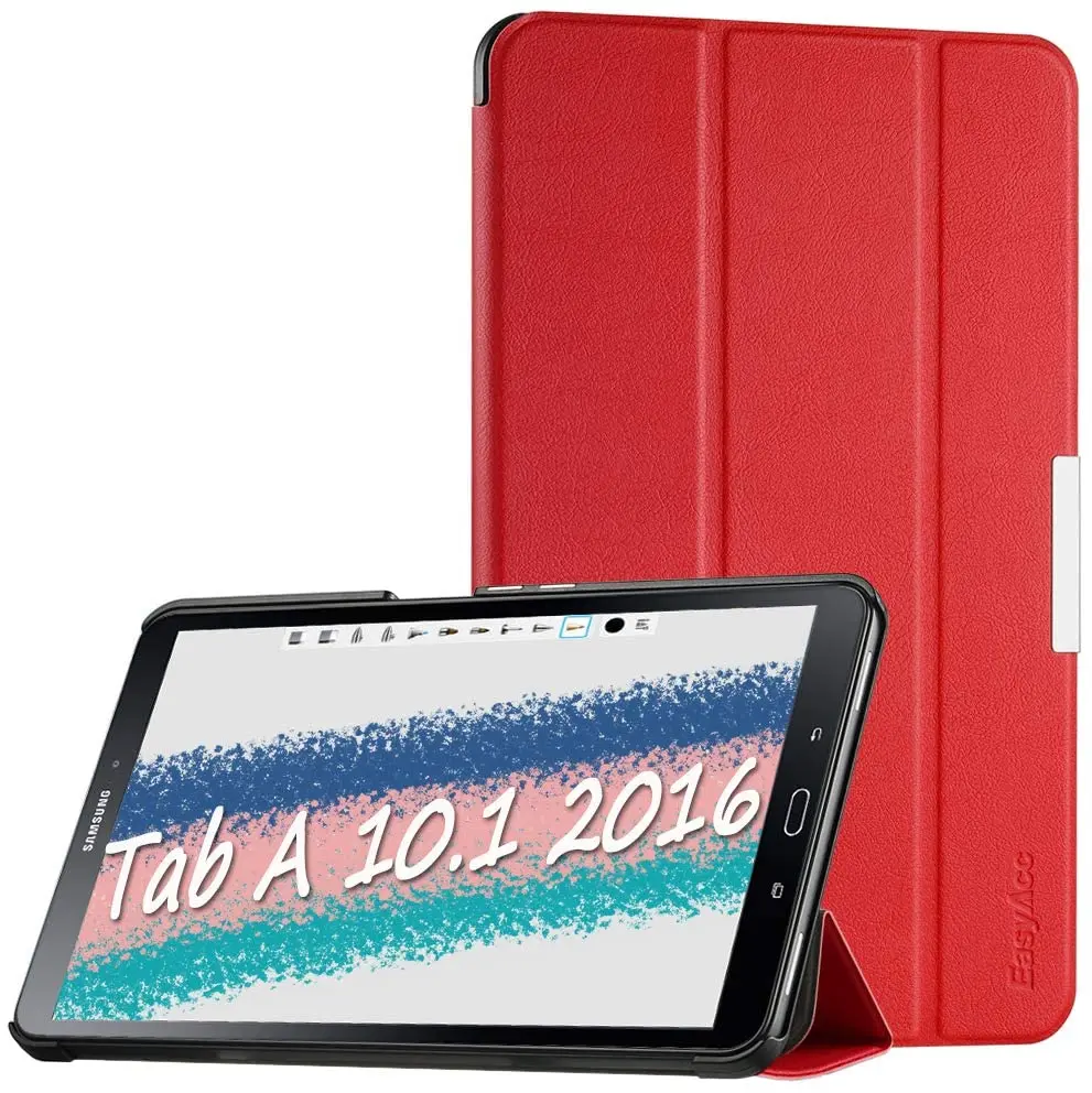 Чехол EasyAcc для Samsung Galaxy Tab A6 10 1 2016 (SM T580/T585) ультратонкий легкий смарт чехол с