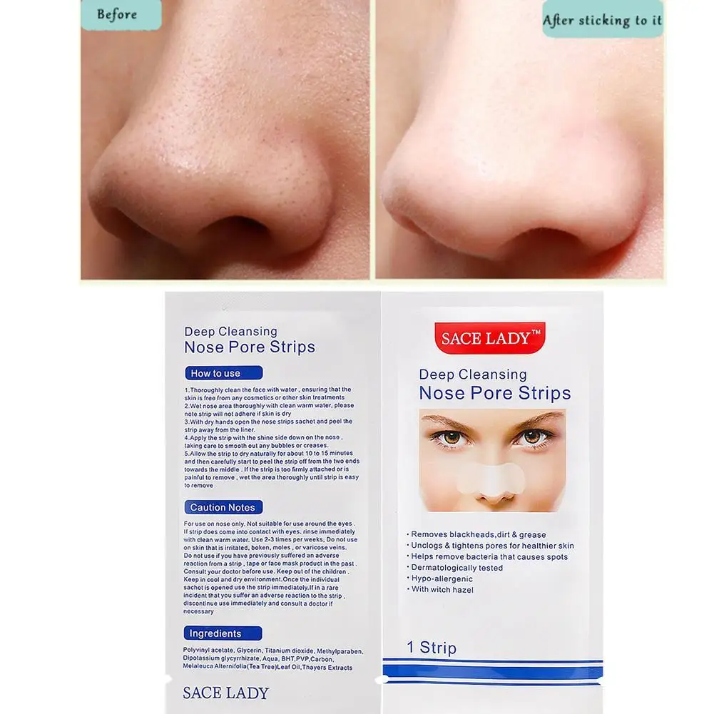 

Nose Blackhead Remover Mask Deep Cleansing Skin Care Shrink Pore Acne Treatment Mask Pore Clean Acne Sticker Skin Care