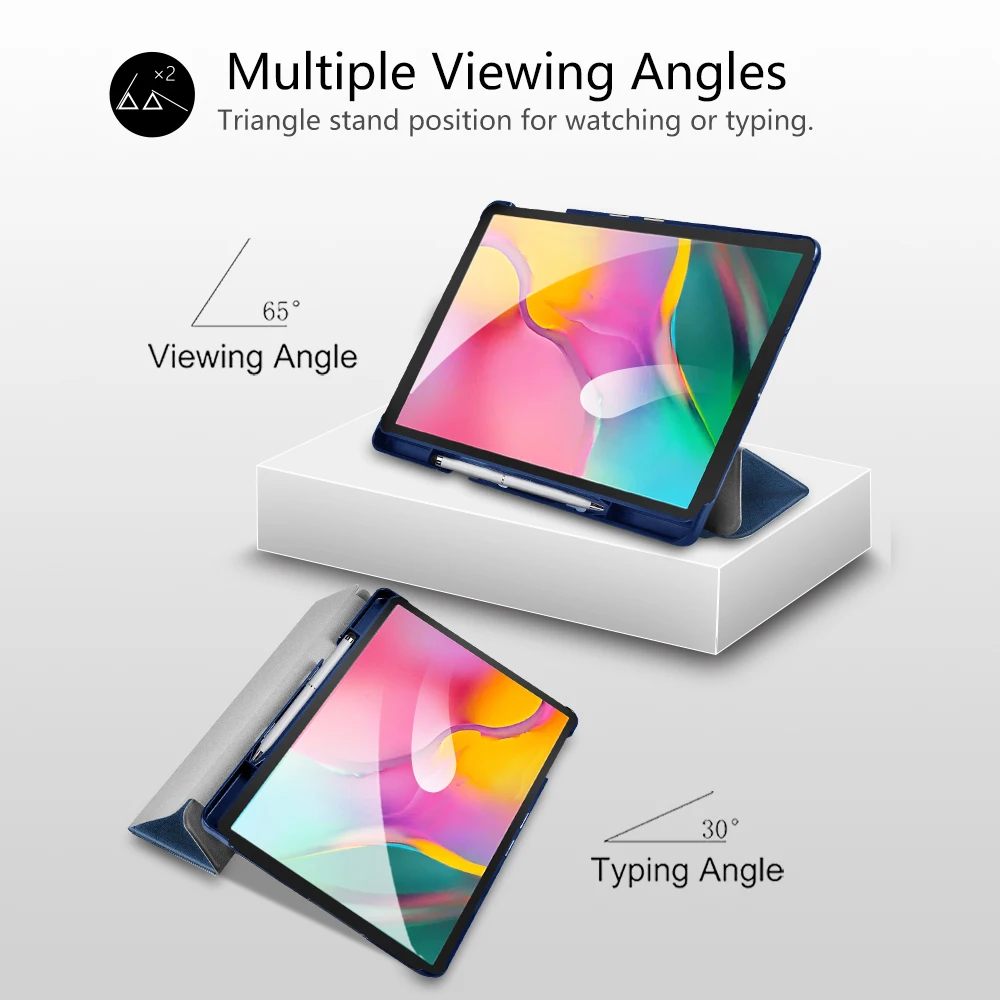 Чехол для планшета Samsung Galaxy Tab A 10 1 2019 дюймов магнитная подставка чехол с