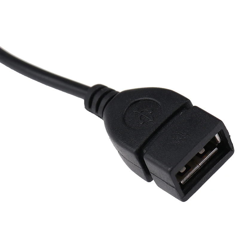 

1PC Auto Car Electronics 3.5mm MP3 Male AUX Audio Plug Jack To USB 2.0 Female Converter Cable Cord For Play Music Audio Cable