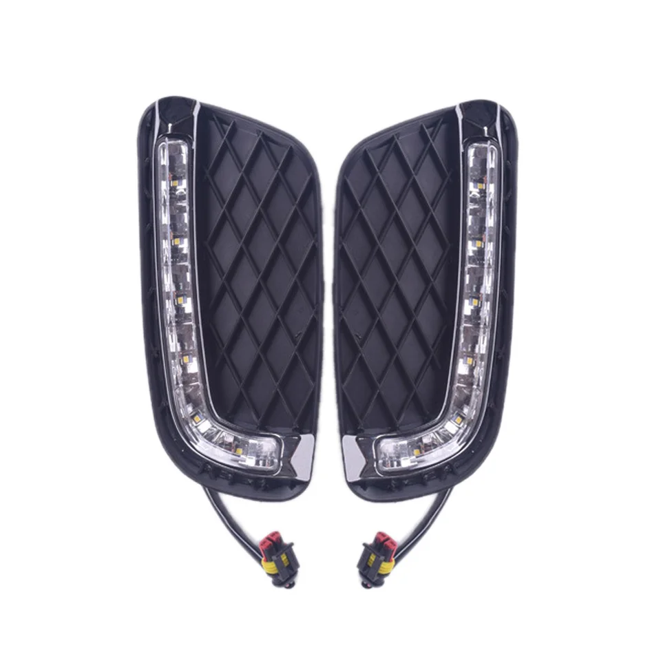 2 предмета DRL светодиодный светильник для Mercedes Benz Smart fortwo 2008 2009 2010 2011 дневные
