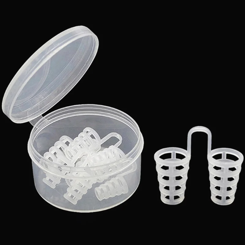 2021 New Anti Snoring Snore Nose Clip Silicone Solution Device Stopper Sleeping Aid Nasal Dilators Care Tools | Красота и здоровье
