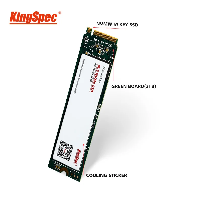 KingSpec M2 PCIe 120 ГБ SSD M.2 128 Гб NVMe 2280 мм HDD для ноутбука настольного компьютера